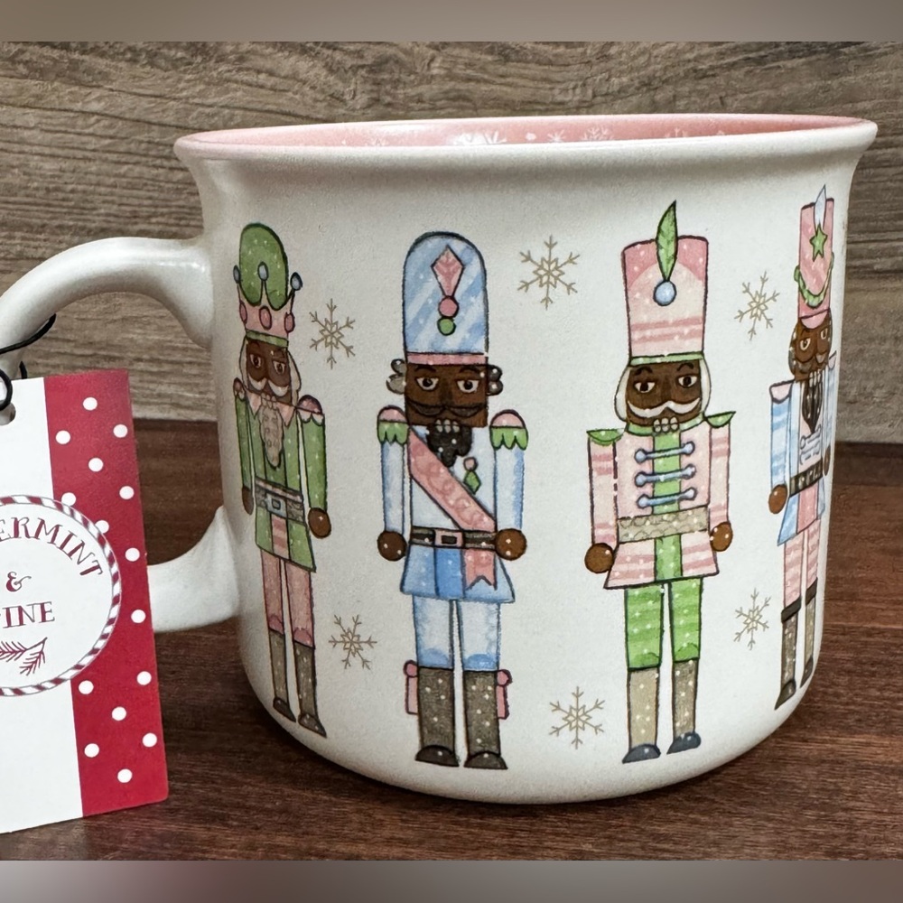 Super Cute 🥰 Nutcrackers with Snowflakes  Mug​​​ by Peppermint & Pine - NEW